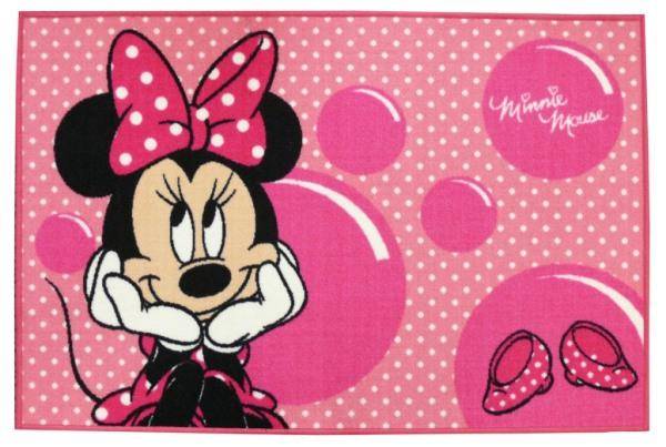 Fun House Tapis Rectangulaire Rose Minnie Mouse 80x120 cm